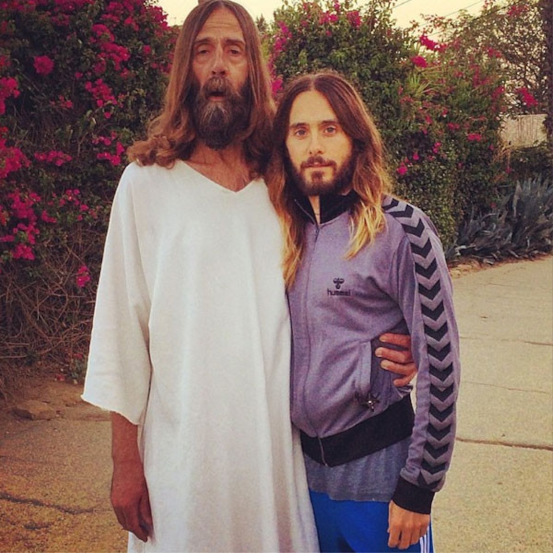 Jared Leto Poses With Jesus LookAlike and the Resulting Photo Is Just
